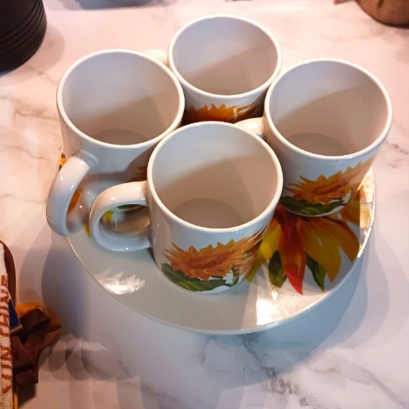 Sunflower Mug Set - Picture 1 of 2
